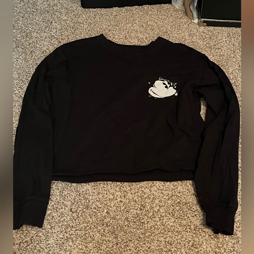 Disney crop long sleeve top